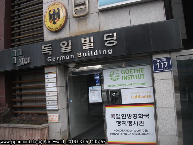 Korea, Busan: das German Building
