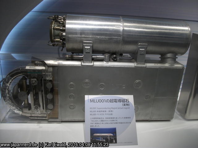 Yamanashi Prefecture Maglev Exhibition Center: Supraleitender Elektromagnet aus dem MLU001
