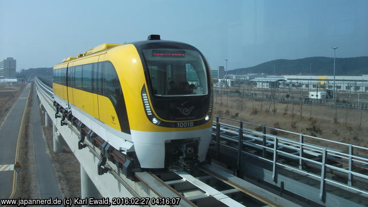 Ecobee, die Nahverkehrs-Magnetschwebebahn in Incheon
