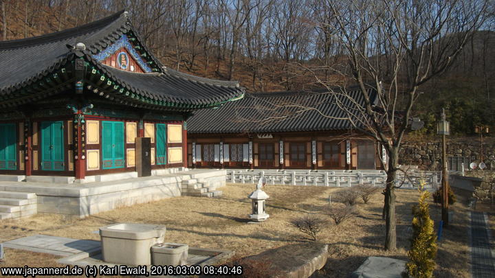 Korea, Jikjisa Tempel: Einsiedelei Myeongjeokam
