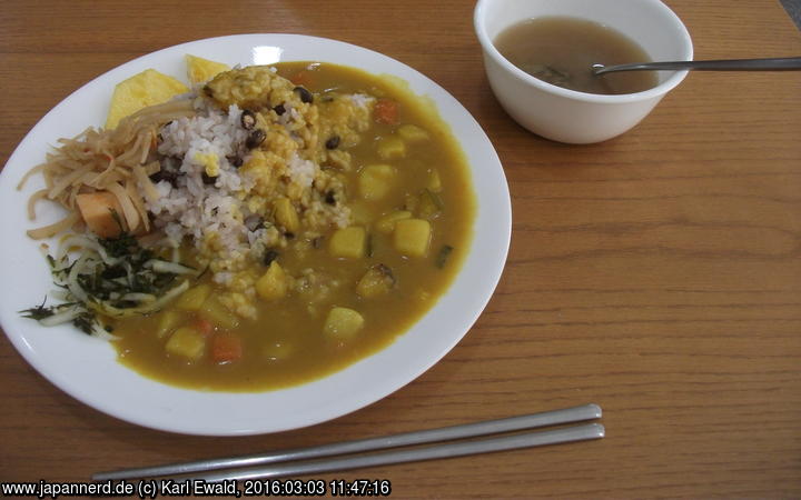 Korea, Jikjisa Tempel: Mittagessen
