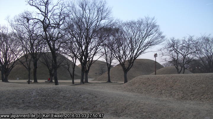 Korea, Gyeongju: Grabhügel
