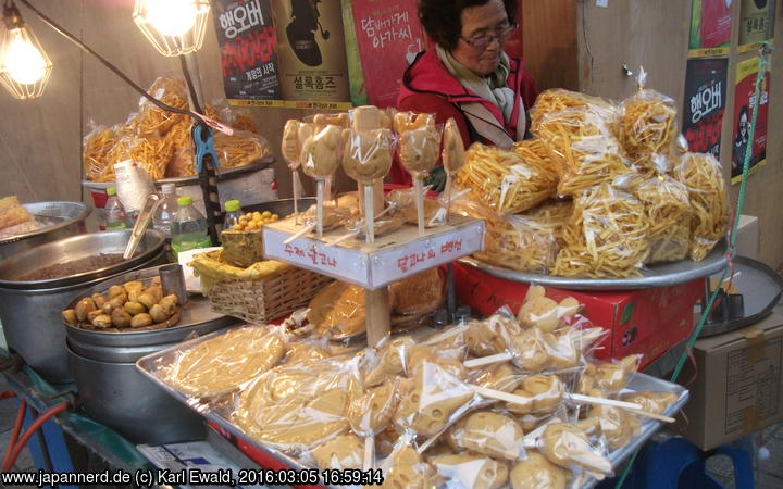 Korea, Busan: Marktstand
