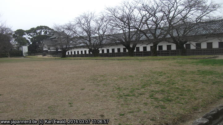 Fukuoka, Maizuru Park: Tamon Turret, Teil der ehemaligen Burg
