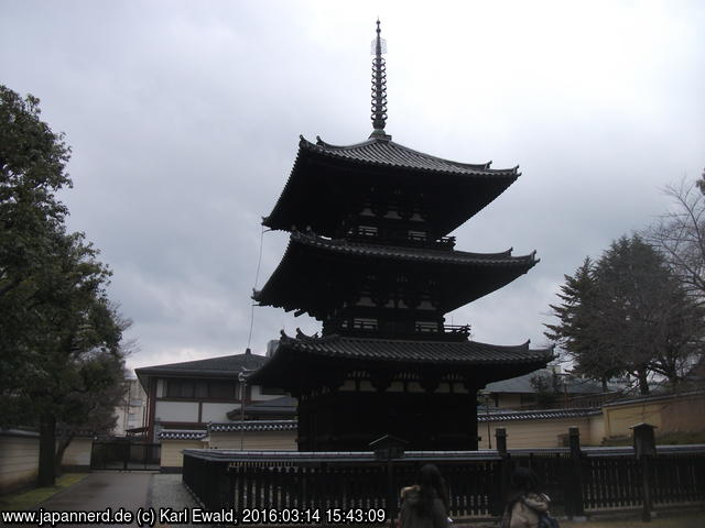 Nara, Kôfukuji: dreistöckige Pagode
