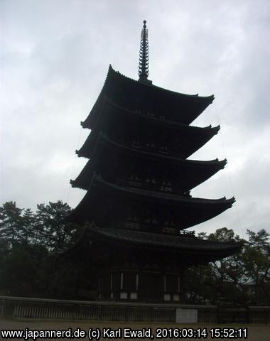 Nara, Kôfukuji: fünfstöckige Pagode
