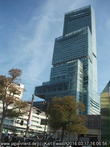 Osaka, Abeno Harukas, mit 300m Japans höchstes Gebäude
