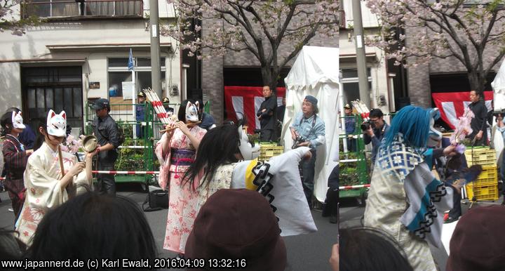 Tokyo Asakusa, Ichiyo Sakura-Matsuri: Oiran Dochu Prozession 2

