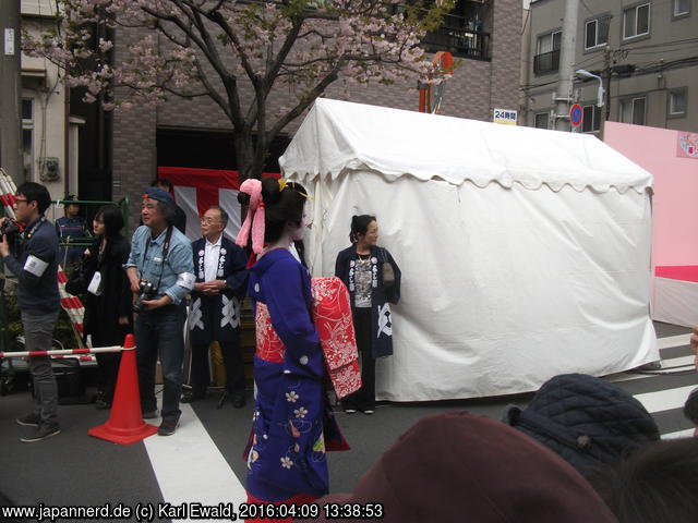 Tokyo Asakusa, Ichiyo Sakura-Matsuri: Oiran Dochu Prozession 8
