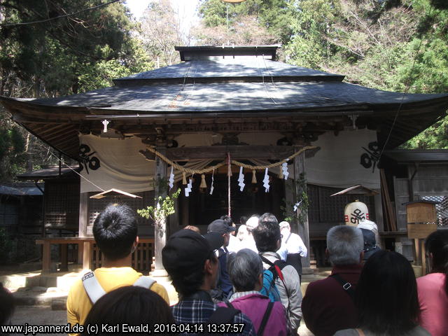 Takayama, Hie Jinja: Haupt-Bethalle
