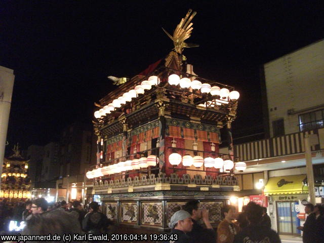 Takayama Spring Matsuri: Nachtparade der Festwagen, Ho’otai
