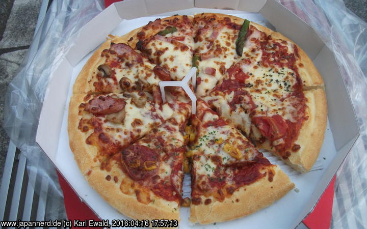 Pizza ‘Natural 4’ vom Pizza Hut
