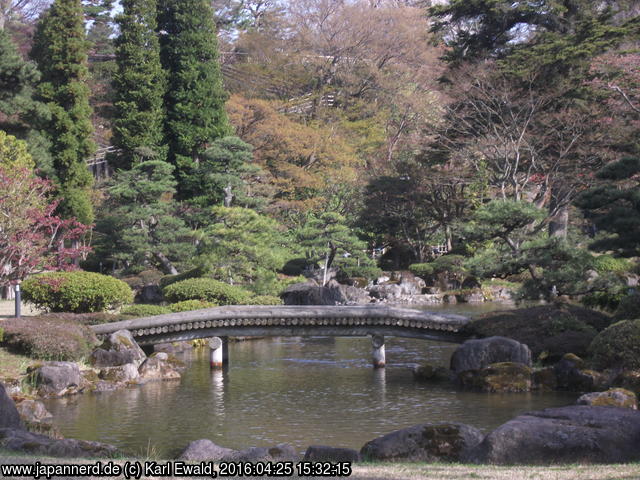 Hirosaki, Fujita-Garten: Brücke
